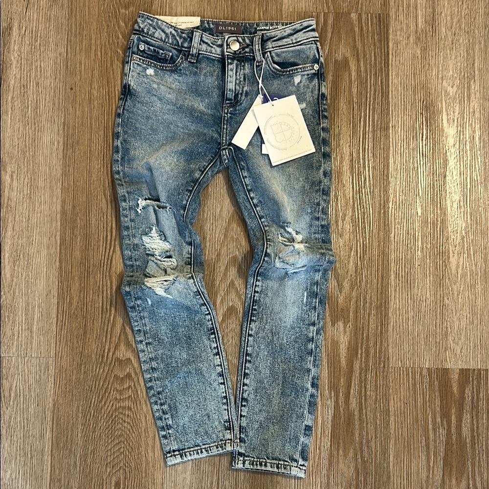Harper Boyfriend Straight Leg Jeans